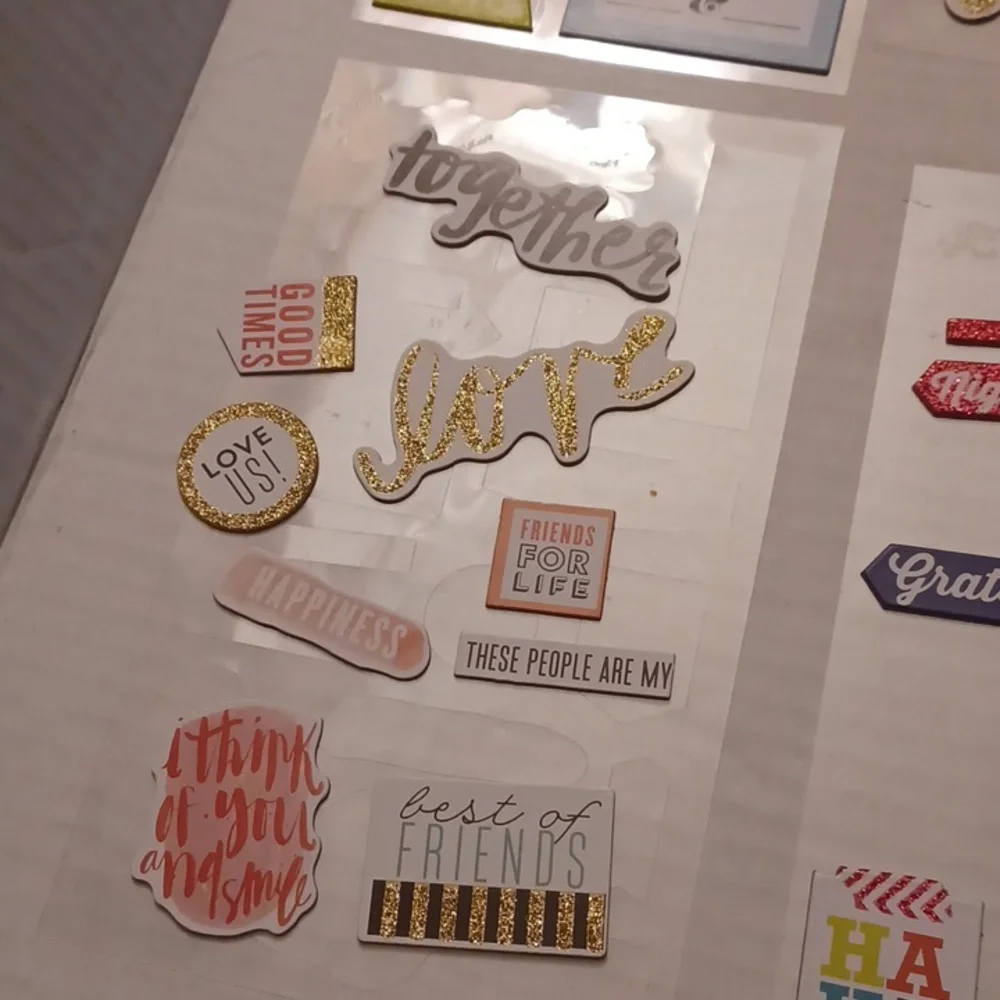 4/$60 Colorful Scrapbook Sticker Set - Incomplete - Picture 8 of 12